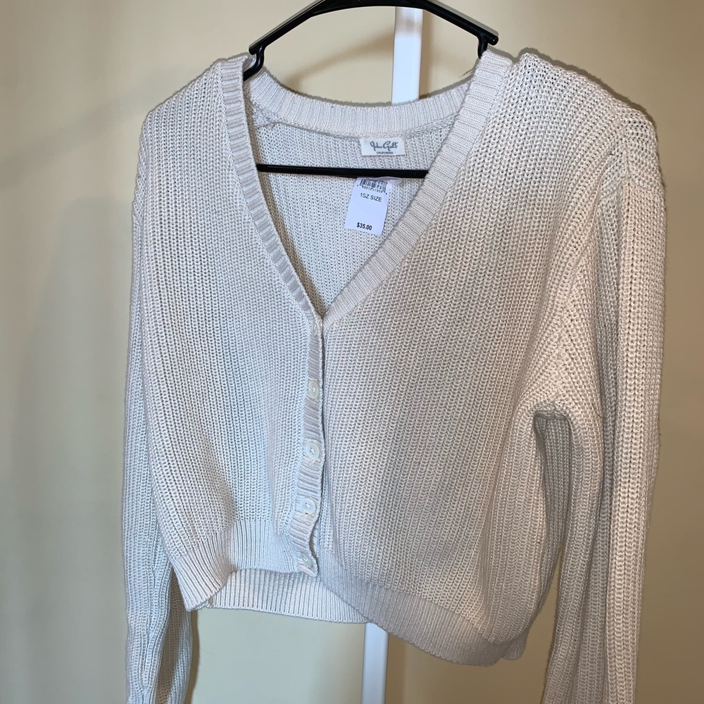 CROCHET CROPPED JACEKT
